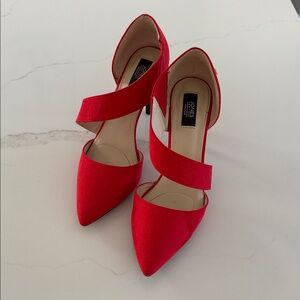 Jones New York Women's Bold Red Heels
